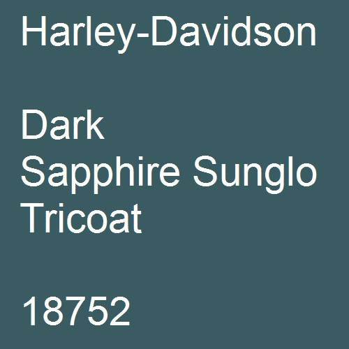 Harley-Davidson, Dark Sapphire Sunglo Tricoat, 18752.